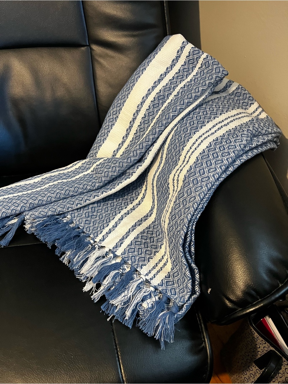 Threshold 40x72 Peshtemal Turkish Premium Lightweight Beach Towel/Throw Blanket